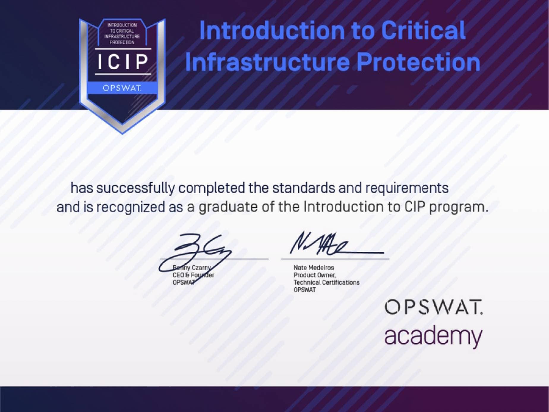 Get Certified!