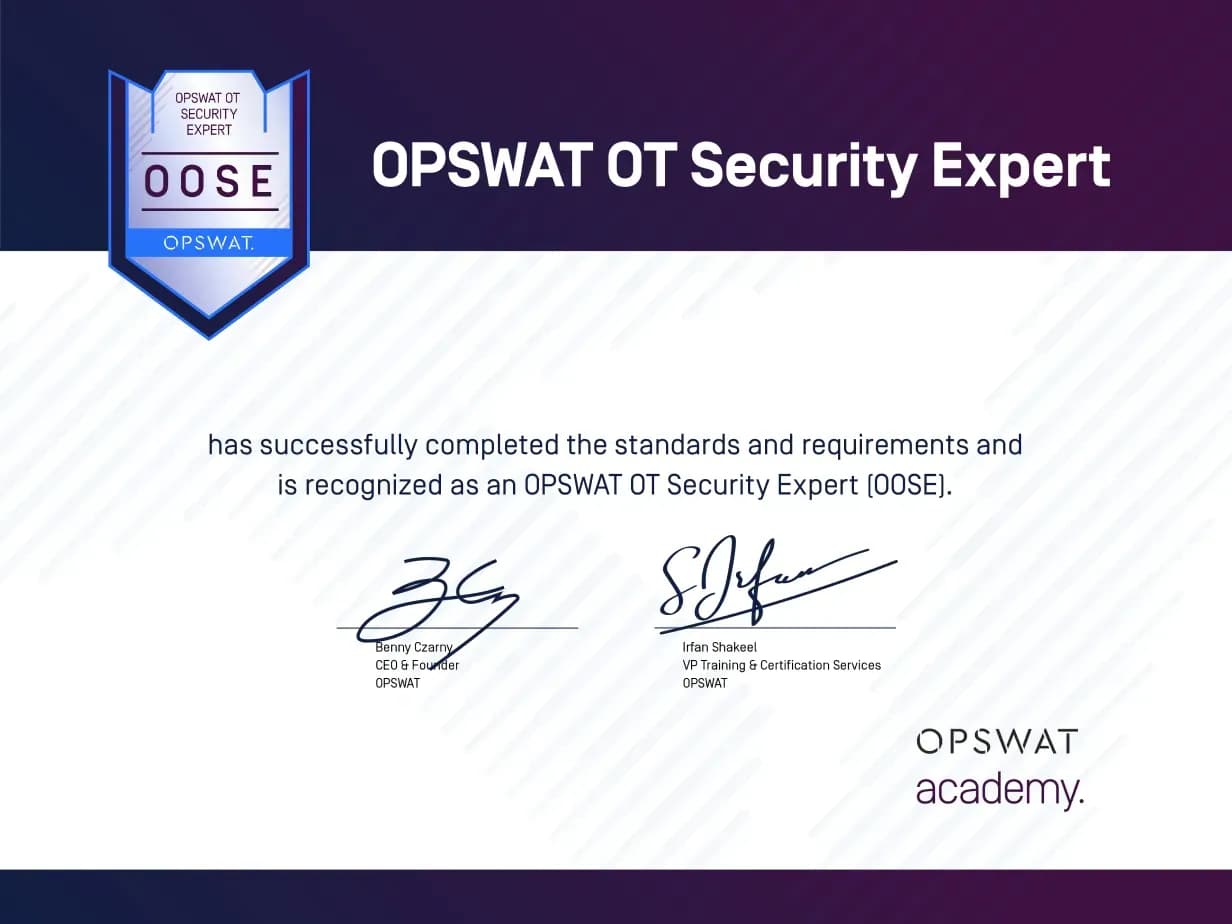 Ot cert